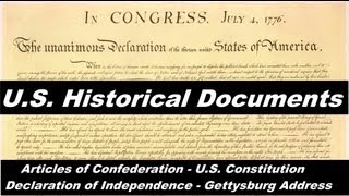 The Best United States Documents - Articles of Confederation; Constitution; Declaration; Gettysburg