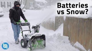 Is a Battery Snow Blower Worth It??  Ego 2Stage Review