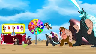 30 Minutes Best Cartoon Funny GODZILLA & KONG, EARTH MONSTER | GODZILLA & KONG Cartoons