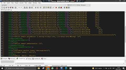 PROGRAM C++ TIKET KERETA API SEDERHANA