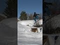 Snowboard vs. Dirt Jumps in the Backyard!