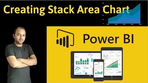 How to create and format stack area chart in Power BI