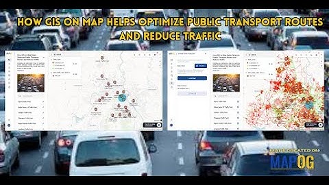 How GIS on Map Helps Optimize Public Transport Routes and Reduce Traffic #publictransport #gis #map