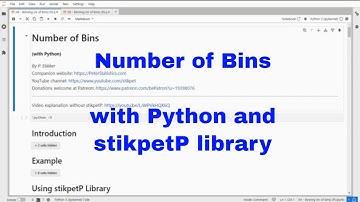 Python - Number of Bins with stikpetP