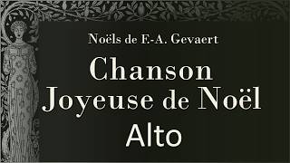 Chanson Joyeuse de Noel Alto