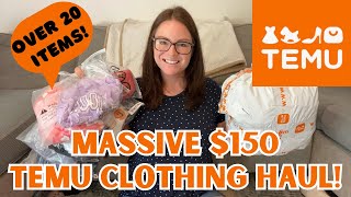 MASSIVE $150 TEMU KIDS CLOTHING HAUL