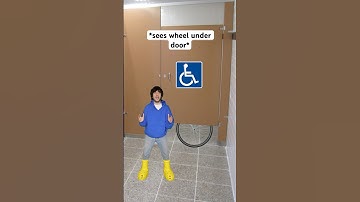 When You Use The Big Stall In The Bathroom 🤣 #shorts #relatable