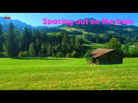 어딘가 그냥 떠나고 싶을때  기차여행 / 스위스 인터라켄 웨스트역 / Swiss Interlaken West  /4K 고화질 HDR/ Switzerland / 기차여행