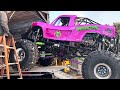 Lil’ Miss Radioactive getting loaded up to head to Autorama!!