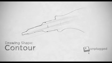 Drawing shape - Contour Lines (CtrlPaint.com)