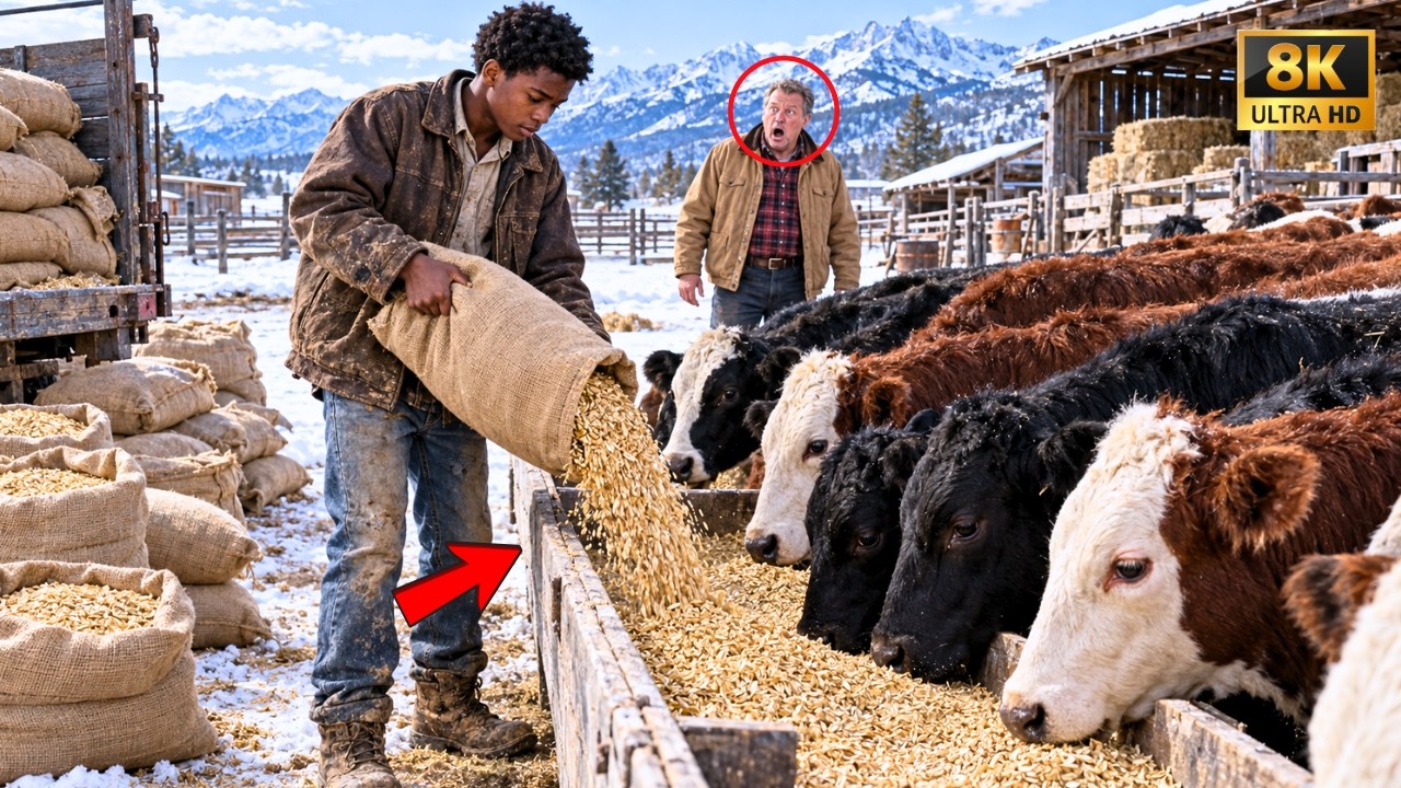 A Black Boy Bought 60 Sacks of "Ruined" Oats for $15 — By Spring, All 30 Cattle Survived!
