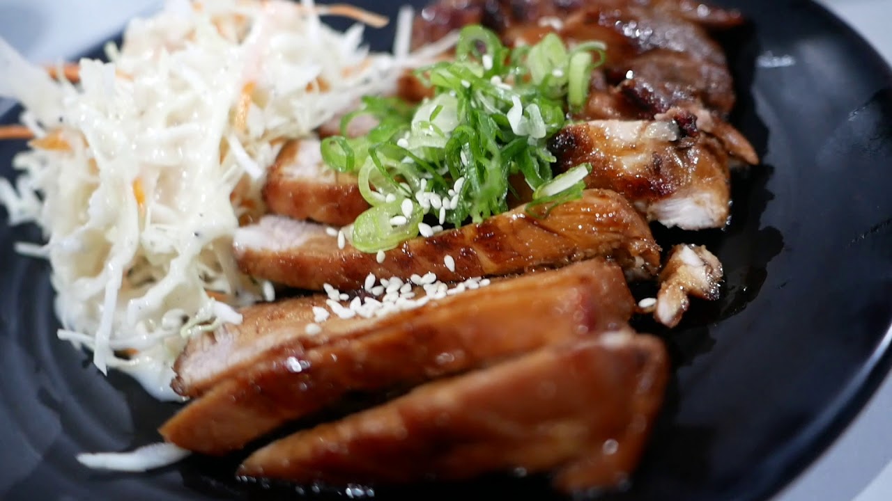 Cooking Delicious Pork Steak at Yatai Japanese Food Stall Kelapa Gading