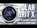 Polar Grit X: Detailed User Interface & Menus Explainer