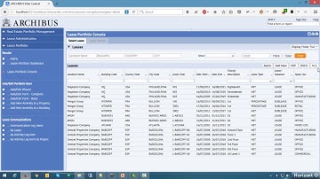 Horizant Solutions Video - Using the Lease Portfolio Console