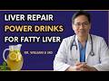 Fatty Liver  Try These 5 Drinks That Melt Liver Fat Fast!   Dr  William Li....