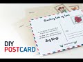 How to Make Your Own Postcard using Altenew's Happy Mail Stamps