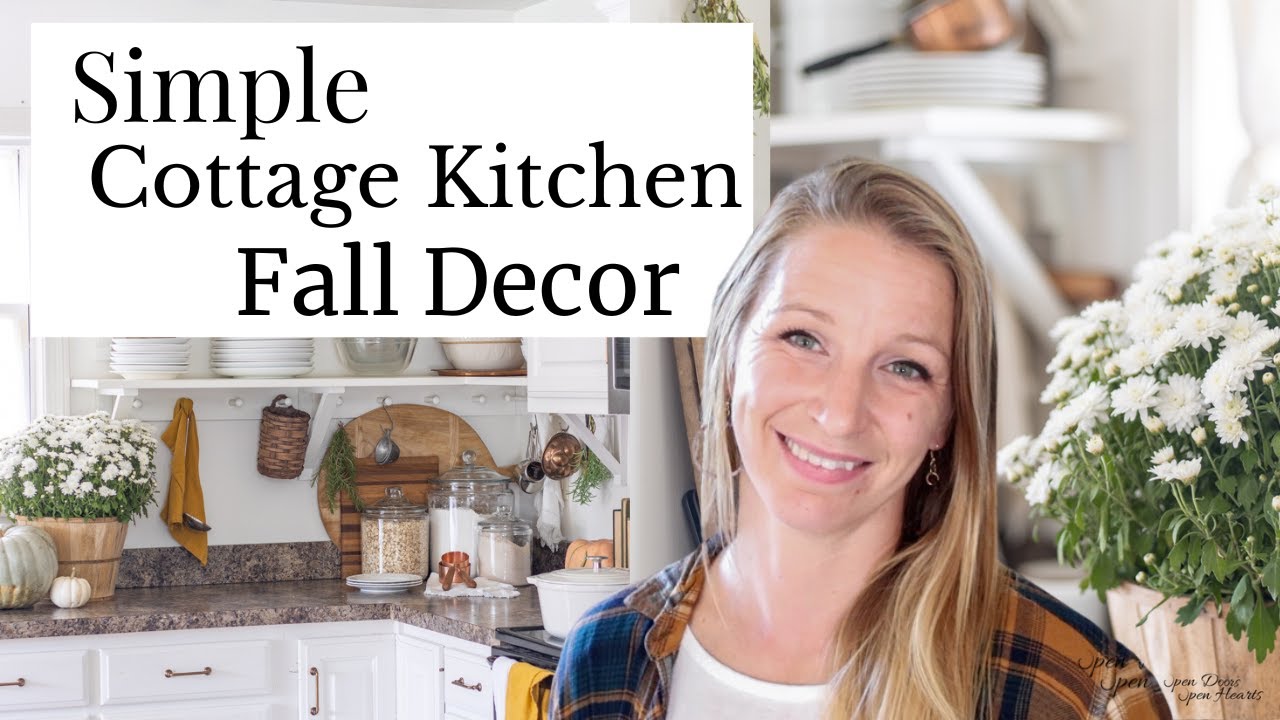 Simple Ways to Add Fall Decor to Your Kitchen - Willow Bloom Home