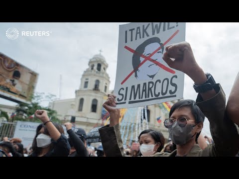 Filipino protesters angry as dictator's son sworn in
