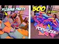 Piama party mikoaja 500 poduszek w pokoju imprezka kookyloos marivo vlog 63