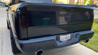 Tinting my procharged rams tail lights with VHT