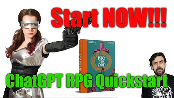 ChatGpt Game Master Quickstart | Get AI to run your TTRPG in just minutes