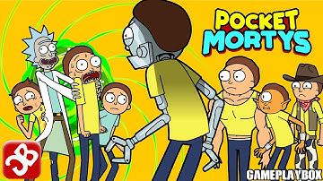 Pocket Mortys (By adult swim games ) - iOS/Android - Gameplay Video