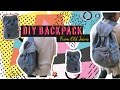 DIY BACKPACK DENIM FROM OLD JEANS
