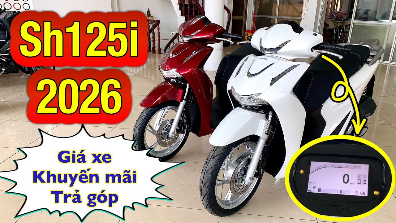 Sh125i 2026 Phiên bản tiêu chuẩn | Review chi tiết + Giá xe + Khuyến mãi + Trả góp #sh125 #sh2026