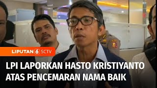 LPI Laporkan Adian Napitupulu dan Hasto Kristiyanto atas Pencemaran Nama Baik Jokowi | Liputan 6