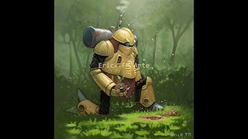 Robo Chrono Trigger Digital Painting Timelapse