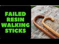 this video is my failed resin walking sticks