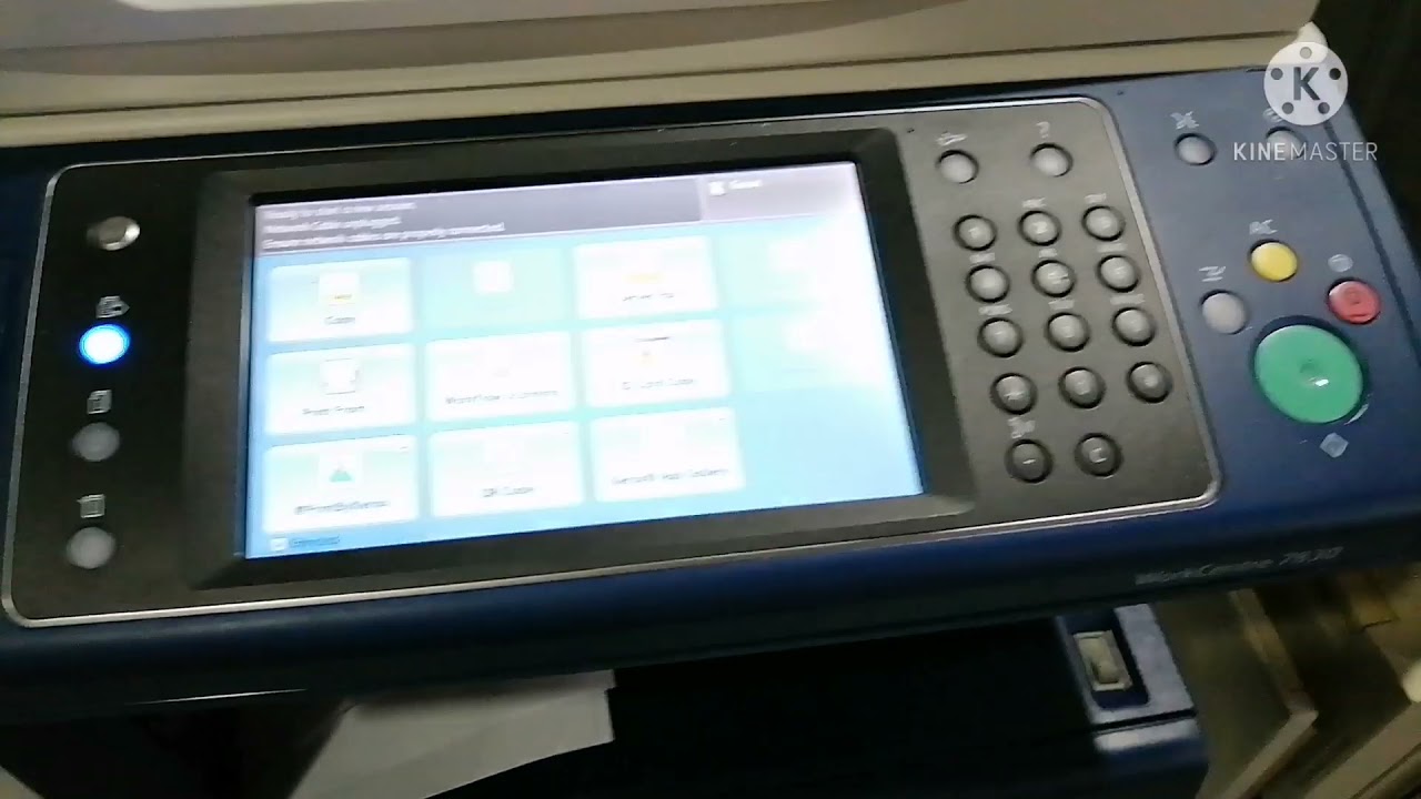 โหมด sleep Update Xerox 7830 ตั้งเวลาโหมด sleep