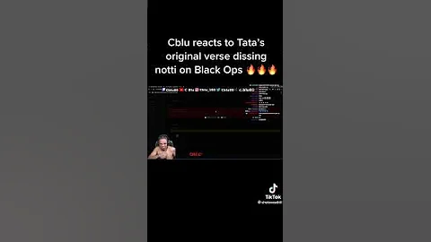 Cblu reacts to Tata 41 first verse on black ops