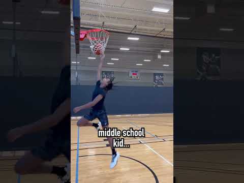 This 5'7 13 Year Old Can Dunk!