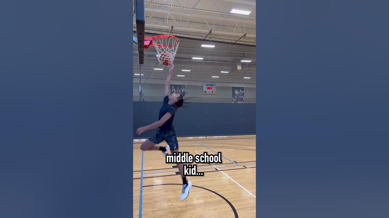 This 5'7 13 Year Old Can DUNK?!