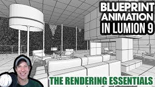 BLUEPRINT ANIMATION in Lumion 9 - Complete Effect Tutorial