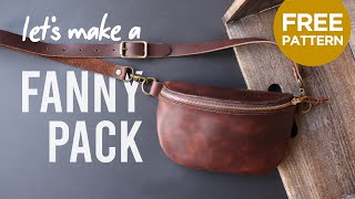 Fanny Pack/ Belt Bag Pattern – Leather Bag Pattern