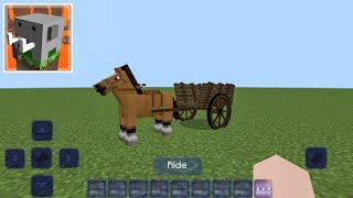 How to Make a HORSE CART in Craftsman : Building Craft