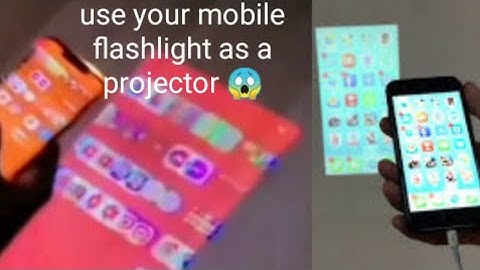 Flashlight video projector 😱 *new*