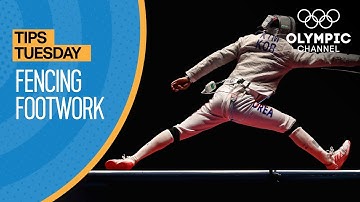 Learn the Basics of Fencing Foot Work ft. Erwann Le Pechoux | Olympians