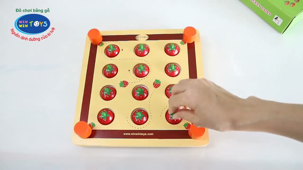 Đồ chơi Tìm cặp trái dâu Winwintoys - youtube