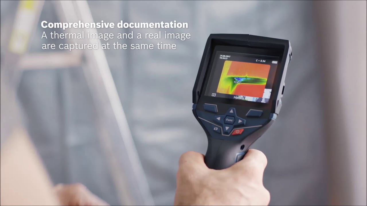 Bosch GTC400C Thermal Camera from Power Tools UK YouTube