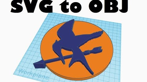 Vector Images (SVG) to 3D models using Tinkercad