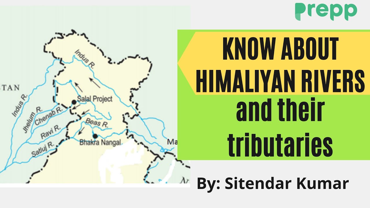 Rivers of India with memory trick - part 2 | Himalayan Rivers and their Tributaries  #Rivers #upsc