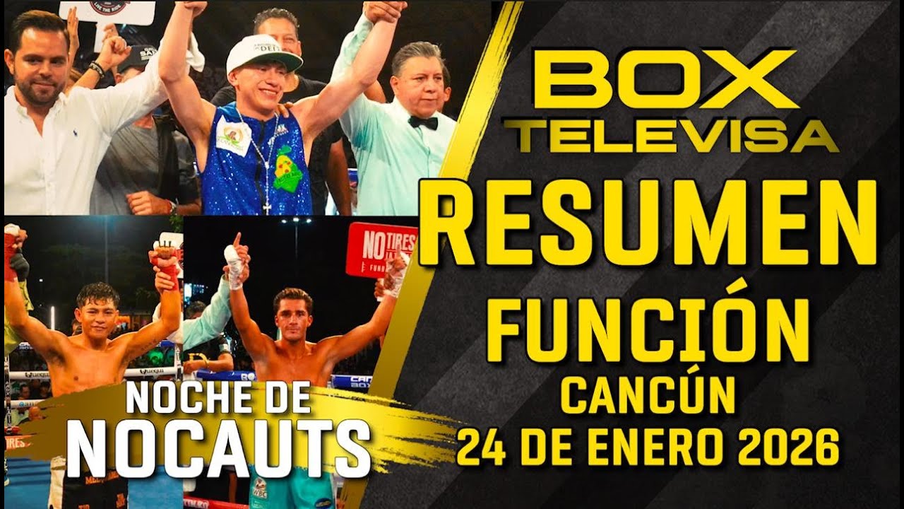 🥊 CASTRO VS FLORES | RESUMEN BOX TELEVISA - CANCÚN