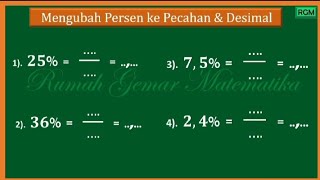 Tricks To Change Percentage To Fraction And Decimal percentage fraction decimal