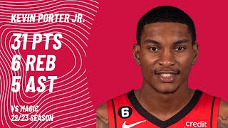 Kevin Porter Jr. vs Orlando Magic | Dec 21, 2022