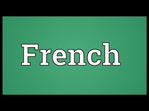 French Meaning