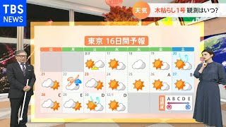 【11月16日関東の天気予報】朝と昼 大きな気温差に注意