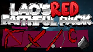 1.71.8 Minecraft Laos Red Faithful Pvp Edit Texture Pack Pvpuhc